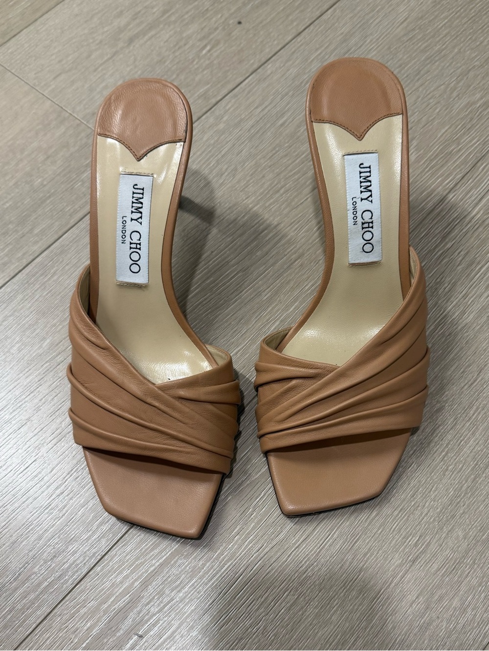 Jimmy Choo Basil 75 Leather Mule